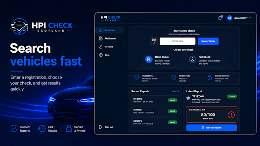 Search vehicles fast